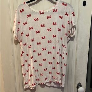 Disney Parks Minnie Mouse Bow Stretchy Shirt